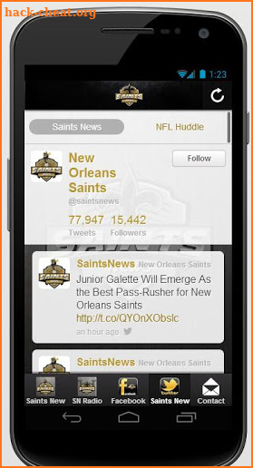 Saints News Radio Network screenshot