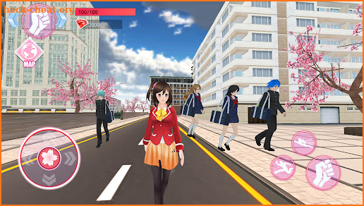 Sakura Anime School Girl Simulator screenshot