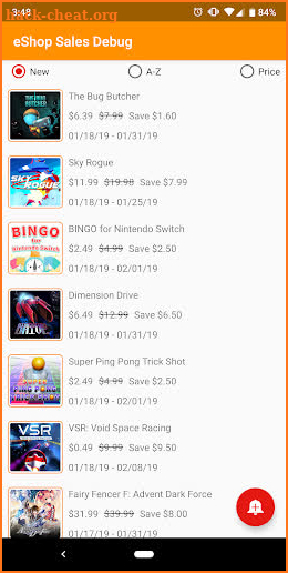 Sale Tracking for eShop screenshot