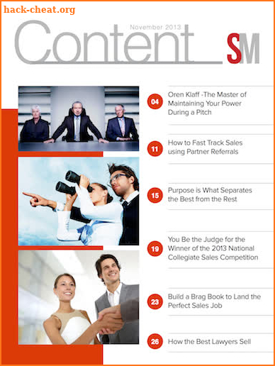 Sales Mastery Magazine screenshot