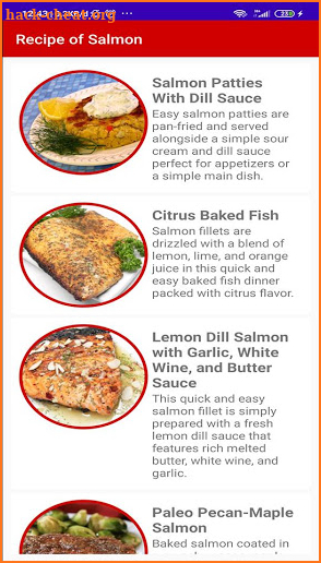 Salmon Recipes screenshot