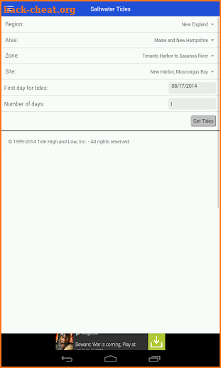 Saltwater Tides screenshot