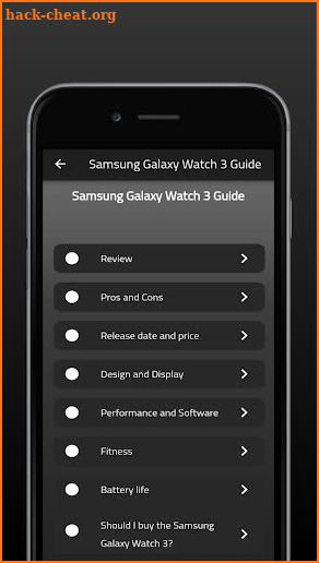 Samsung Galaxy Watch 3 Guide screenshot