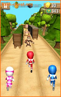 samurai heroes : power rangers run screenshot