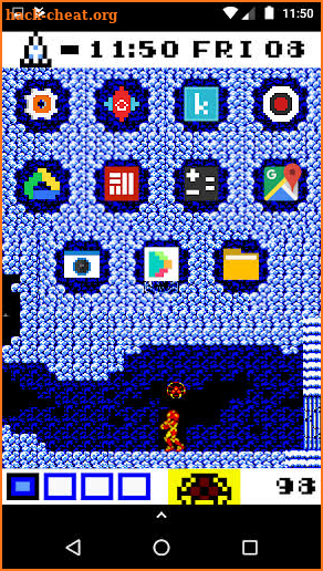 Samus Returns Android KLWP Theme GBC screenshot