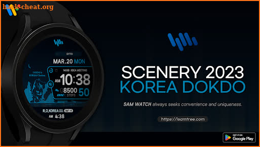 SamWatch Scenery 2023 KR Dokdo screenshot