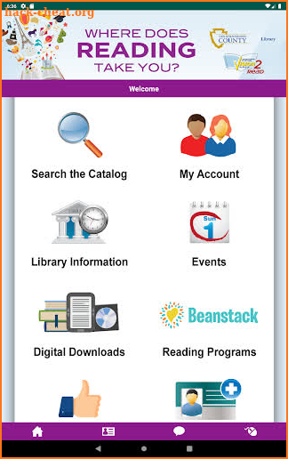 San Bernardino County Library screenshot