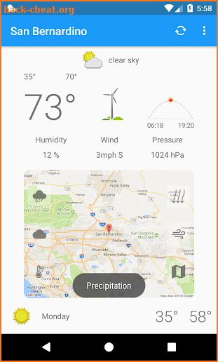 San Bernardino,CA - weather and more screenshot