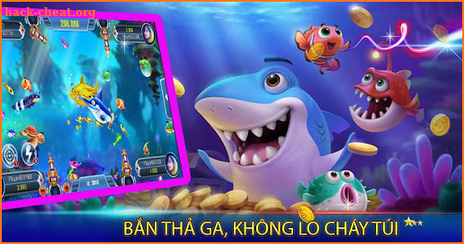 Săn Cá Mập Vàng - Ban ca 3D, bắn cá ăn xu screenshot