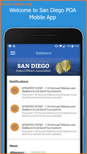 San Diego POA screenshot