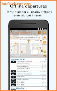 San Diego Transit: Offline MTS departures and maps screenshot