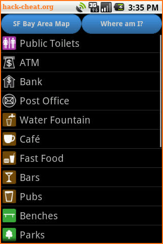 San Francisco Amenities Map screenshot