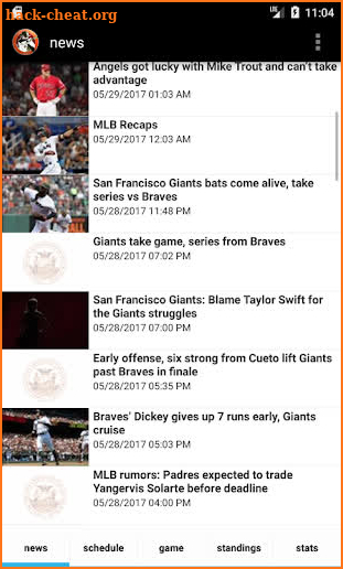 San Francisco Baseball Giants Edition screenshot