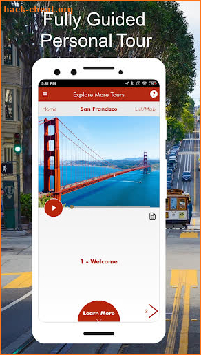 San Francisco California Driving Tour Guide screenshot