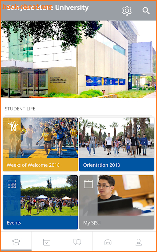 San Jose State University screenshot