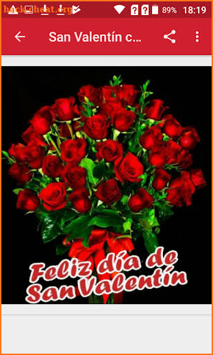 San Valentín con flores screenshot