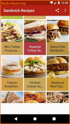 Sandwich Recipes screenshot