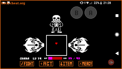 Sans Fight Recreation screenshot