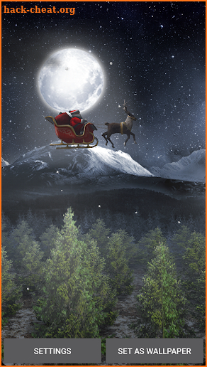 Santa 3D Live Wallpaper screenshot