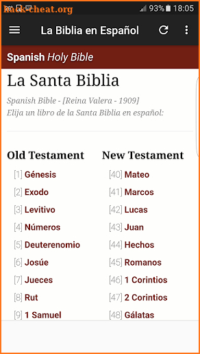 Santa Biblia Reina Valera screenshot