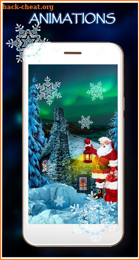 Santa Christmas House live wallpaper screenshot