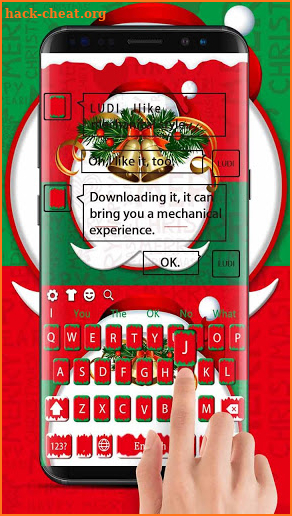 Santa Claus Beard Keyboard screenshot