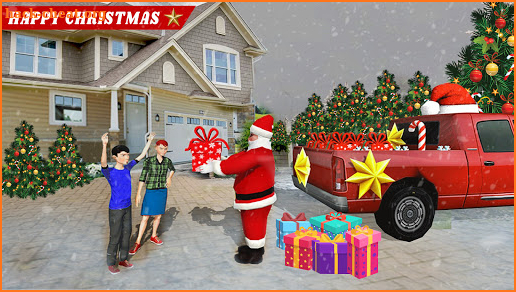 Santa Claus Car Driving 3d – New Christmas Games screenshot