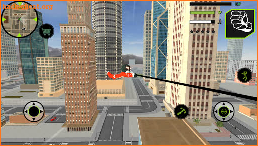 Santa Claus Stickman Rope Hero Gangstar Crime screenshot