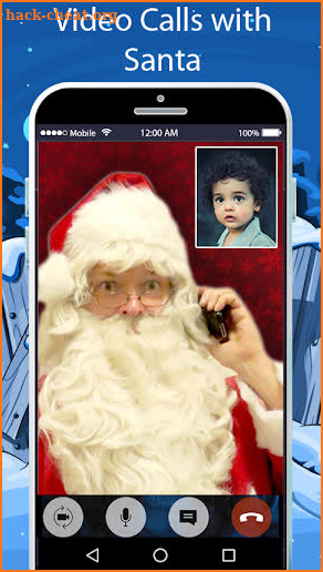 Santa Claus Video Live Call screenshot