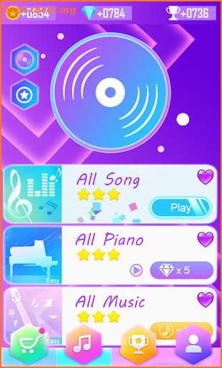 Santa fe Klan Piano Tiles screenshot