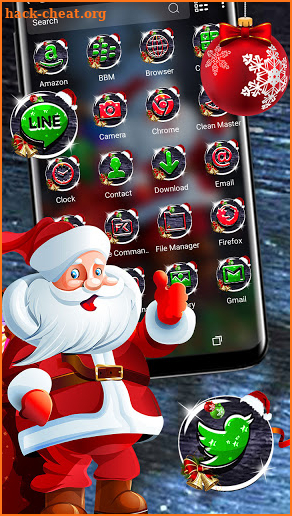 Santa Gifts Theme screenshot