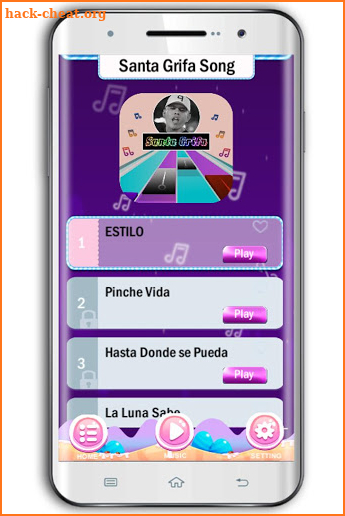 Santa Grifa Song for Piano Tiles Game screenshot