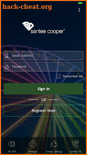 Santee Cooper’s My Energy Link screenshot