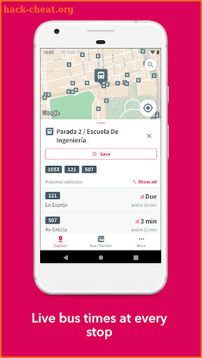 Santiago Bus Checker screenshot