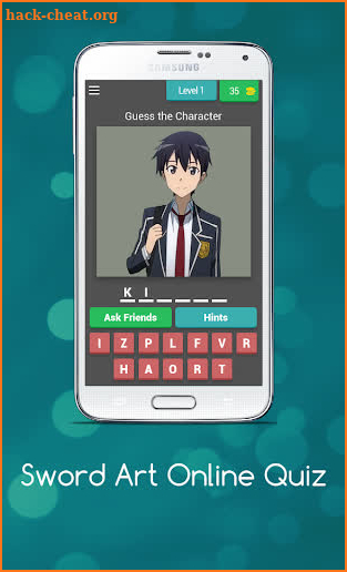 SAO: Sword Art Online Quiz screenshot