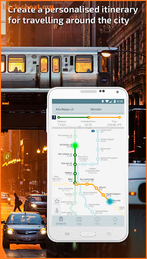 Sapporo Subway Guide and Metro Route Planner screenshot