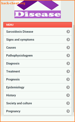 Sarcoidosis Disease screenshot