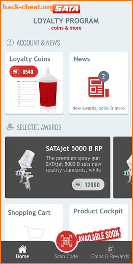 SATA Loyalty Program coins & more screenshot