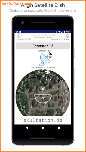 Satellite Finder (Dish Aligner) screenshot