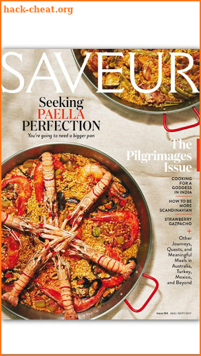 Saveur Magazine screenshot