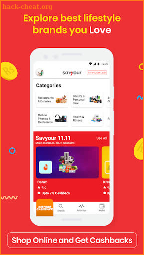 Savyour: Cashback & Discounts screenshot