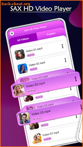 SAX HD Video Player - All Format HD Video Player screenshot