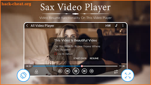 SAX Video Player - HD Video Player screenshot