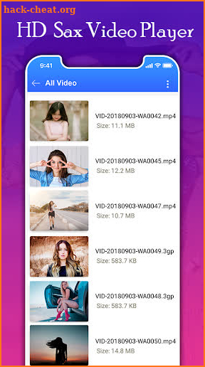 SAX Video Player - XXPlayer screenshot