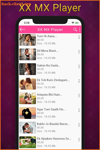 SAXX Video Player : All Format Video Player screenshot