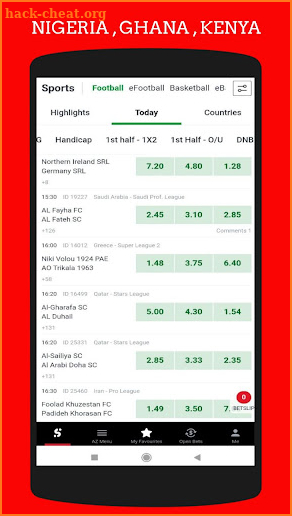 S.Bet Mobile App-Nigeria Ghana screenshot