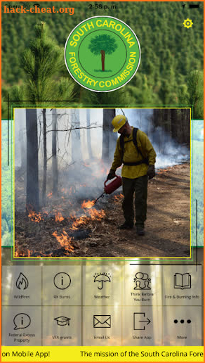 S.C. Forestry Commission screenshot