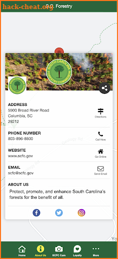 S.C. Forestry Commission screenshot