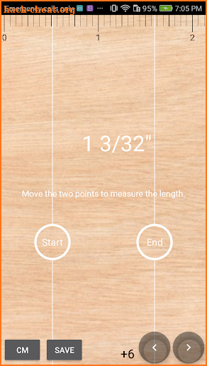 Scale Ruler App with Tape Measure screenshot