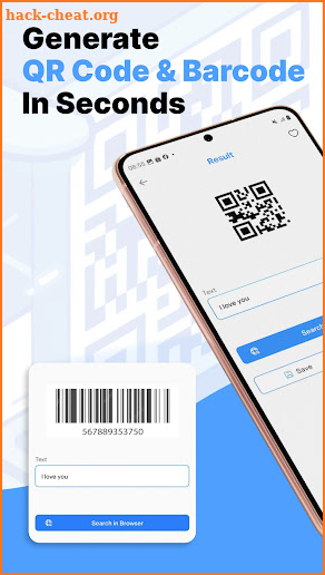 Scan, Create: QR Code, Barcode screenshot